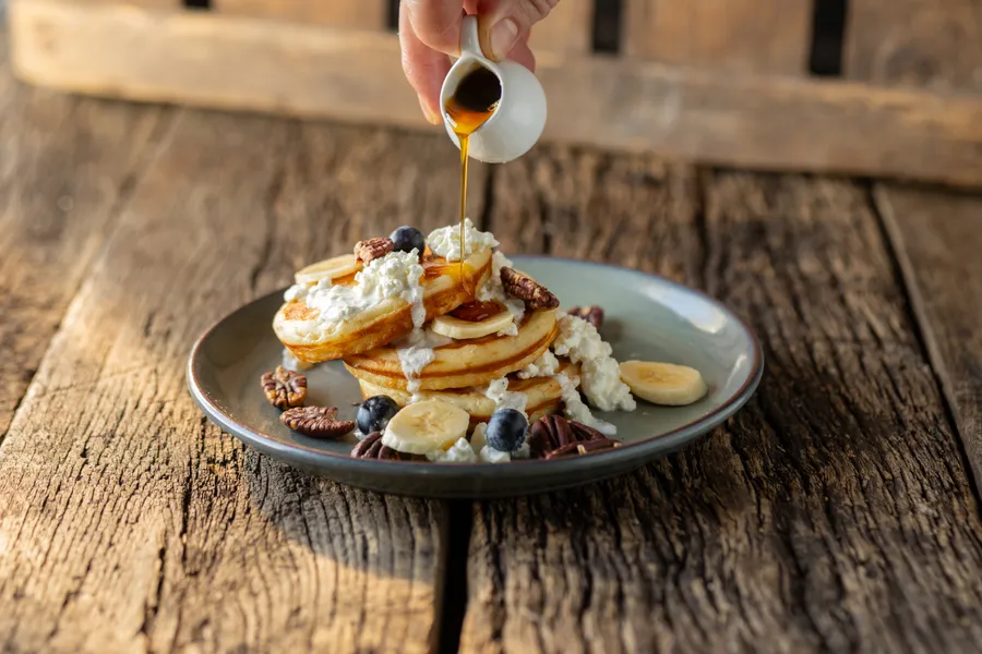American Pancakes fresh garden