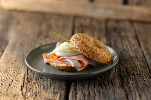 Eggs Benedict met ham